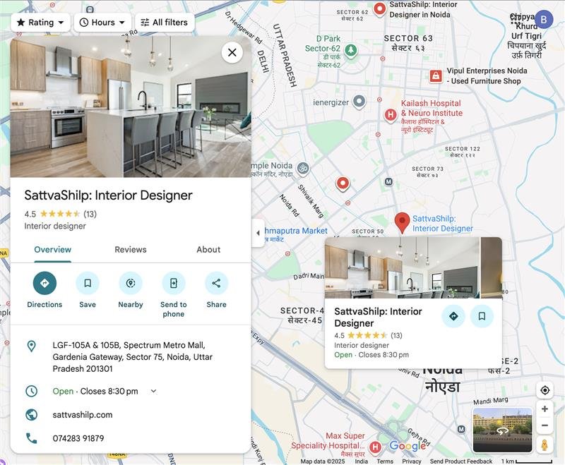 Spectrum Metro Mall Map
